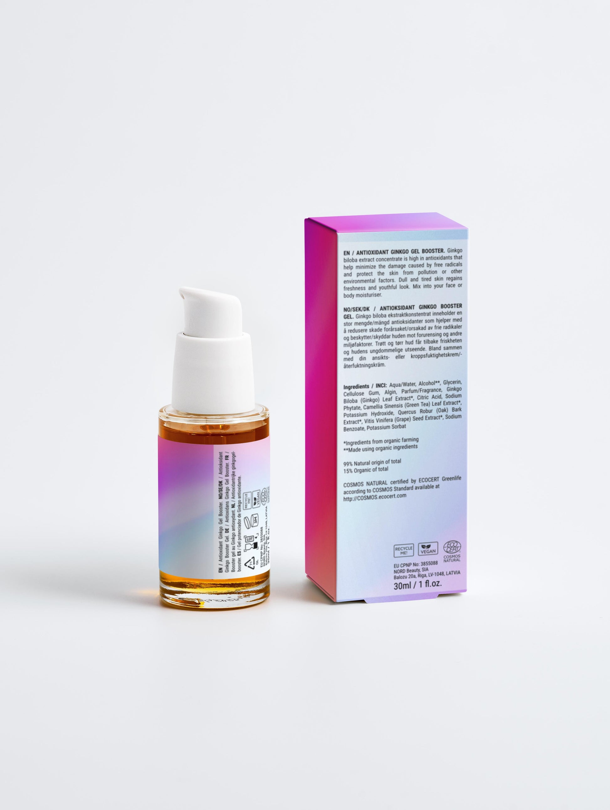 Antioxidant Ginkgo Gel Booster