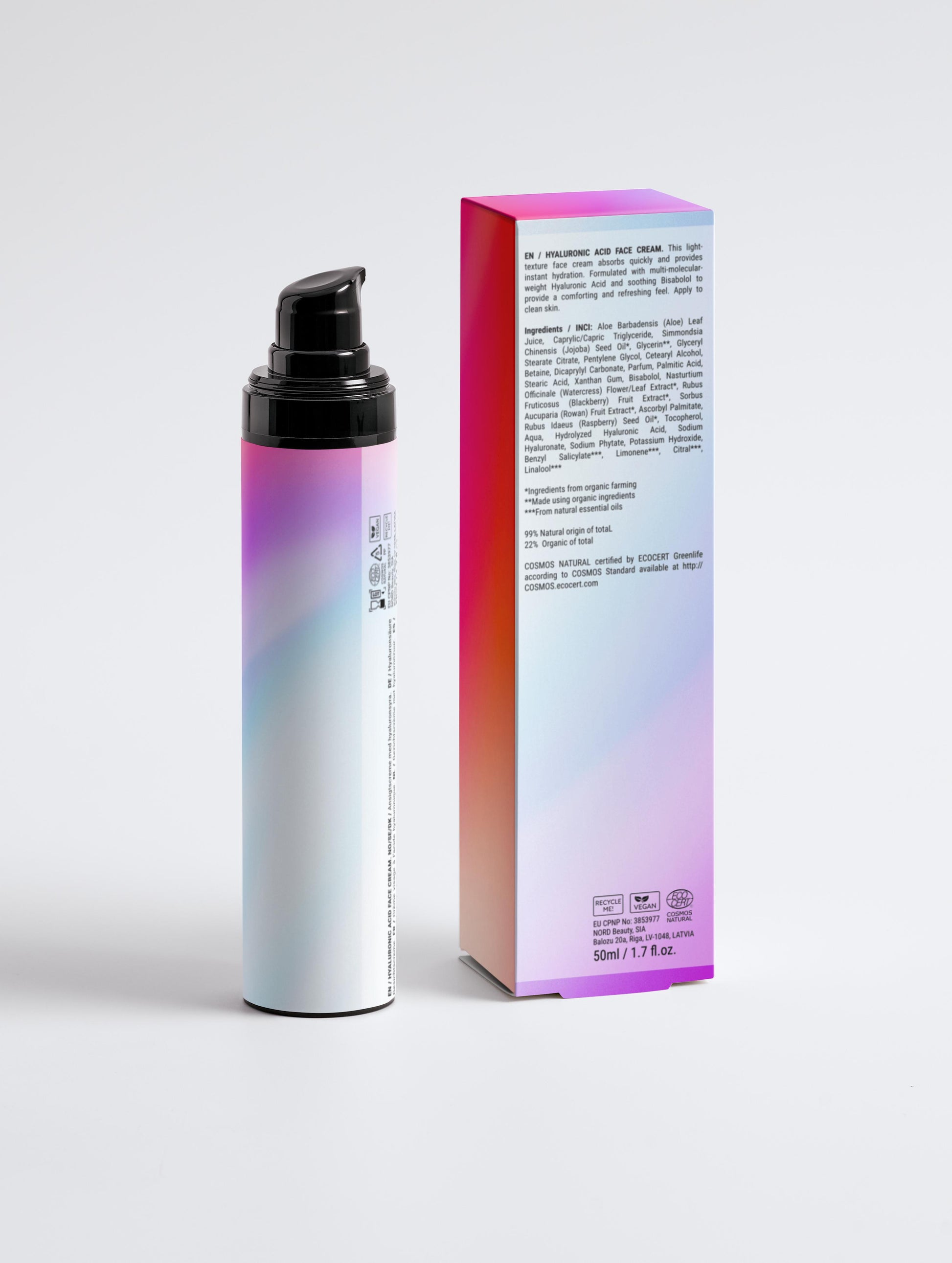 Hyaluronic Acid Face Cream for Men