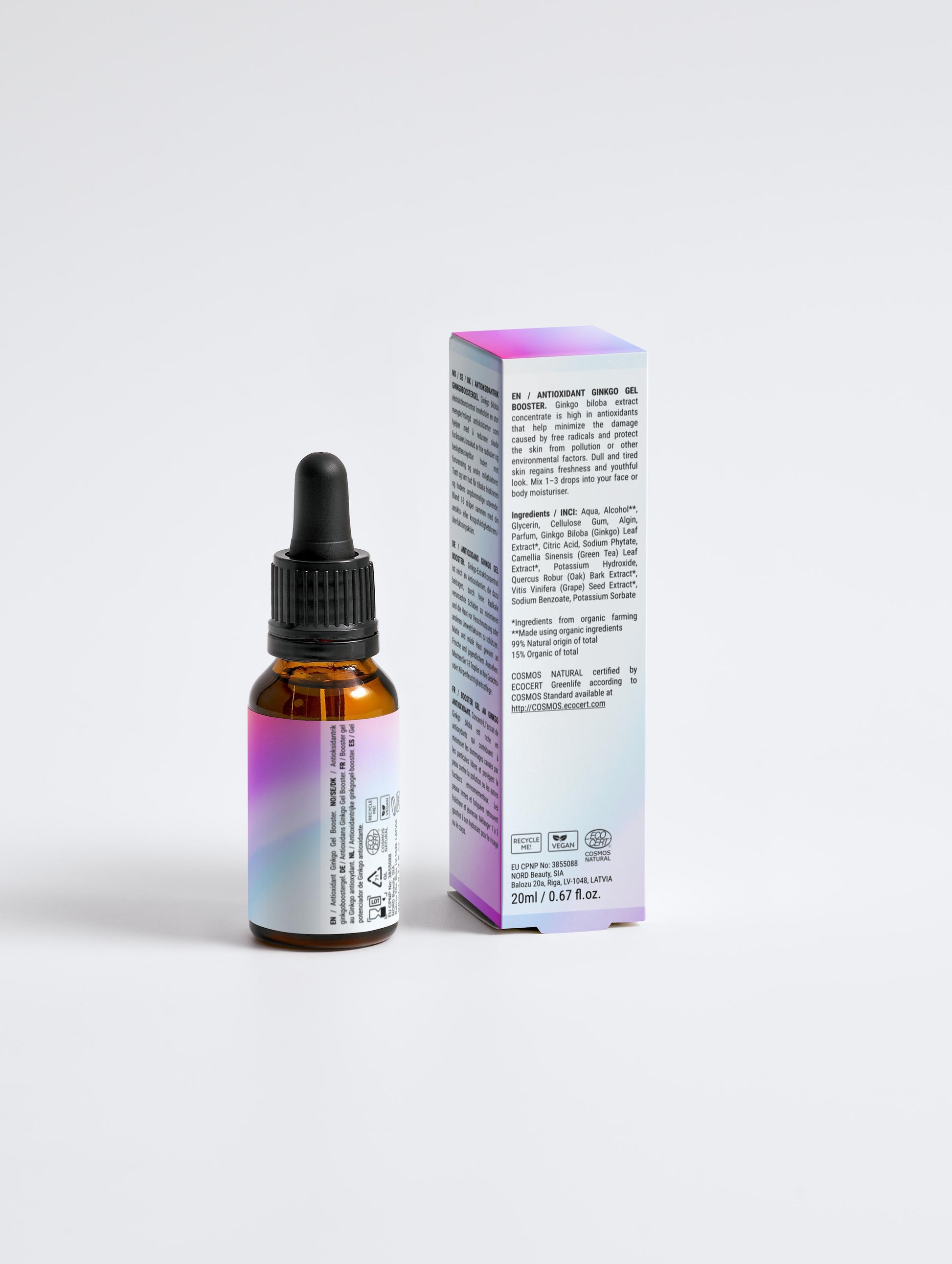 Antioxidant Ginkgo Gel Booster