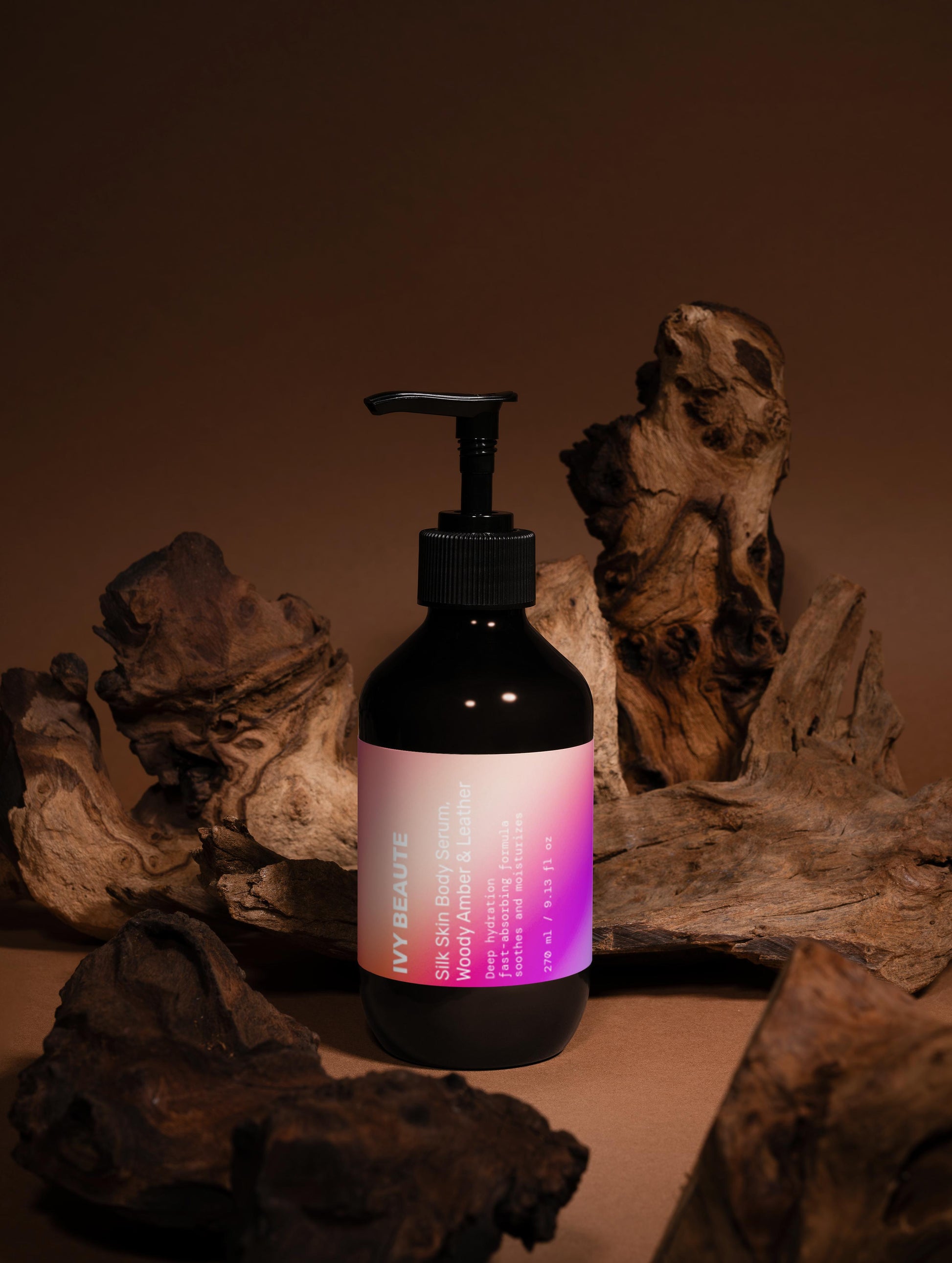 Silk Skin Body Serum, Woody Amber & Leather